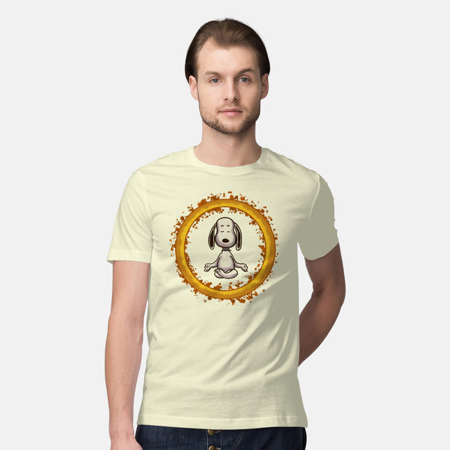 Dog Meditation-Mens-Premium-Tee-nickzzarto