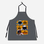 Triple Bot-Unisex-Kitchen-Apron-spoilerinc