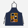 Triple Bot-Unisex-Kitchen-Apron-spoilerinc