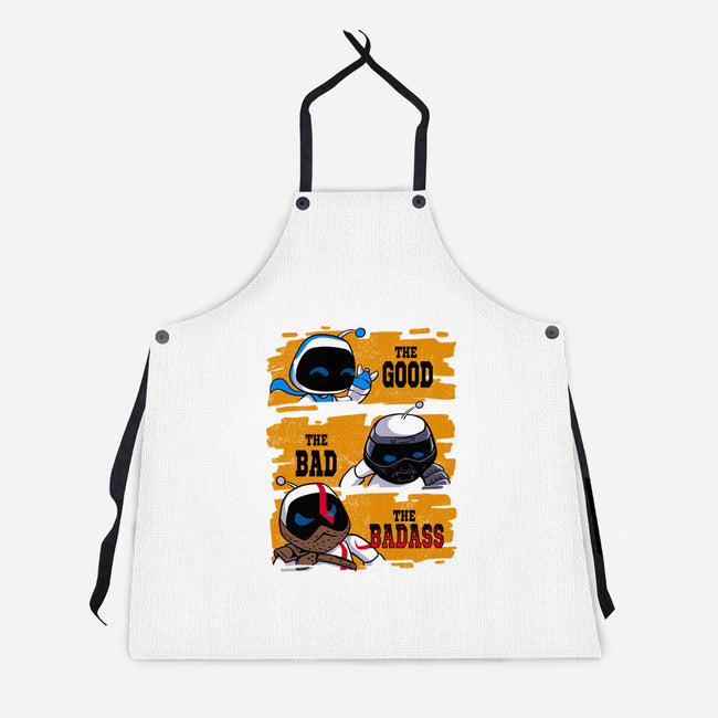 Triple Bot-Unisex-Kitchen-Apron-spoilerinc