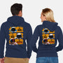 Triple Bot-Unisex-Zip-Up-Sweatshirt-spoilerinc