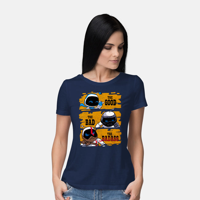 Triple Bot-Womens-Basic-Tee-spoilerinc