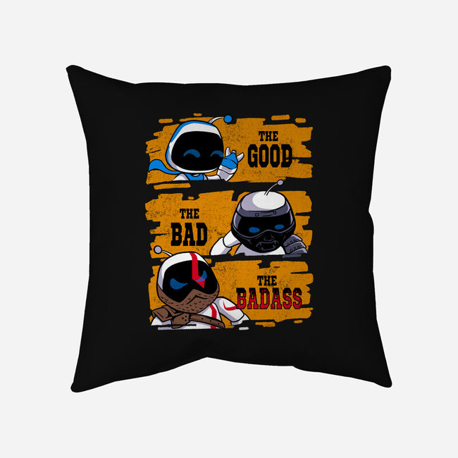 Triple Bot-None-Removable Cover w Insert-Throw Pillow-spoilerinc