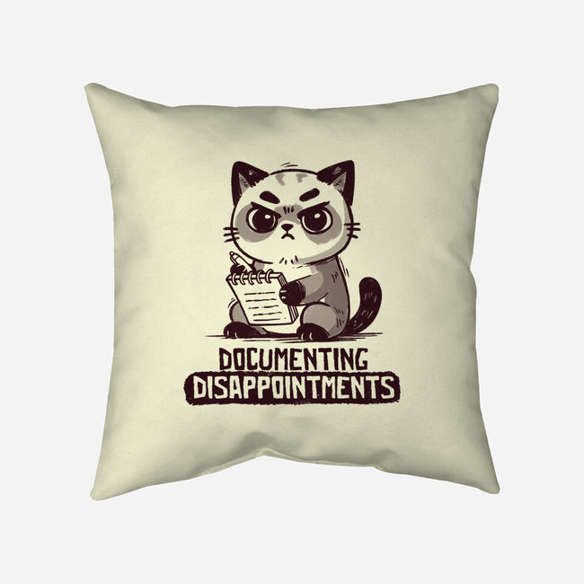 Documenting Disappointments-None-Removable Cover w Insert-Throw Pillow-koalastudio