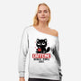 Caffeine Because People Exist-Womens-Off Shoulder-Sweatshirt-koalastudio