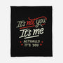 Actually It's You-None-Fleece-Blanket-koalastudio