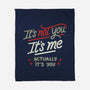 Actually It's You-None-Fleece-Blanket-koalastudio