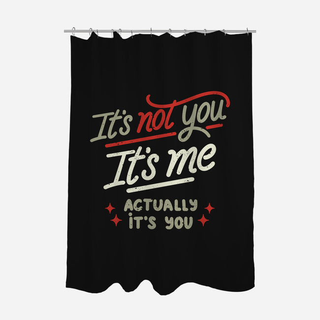 Actually It's You-None-Polyester-Shower Curtain-koalastudio